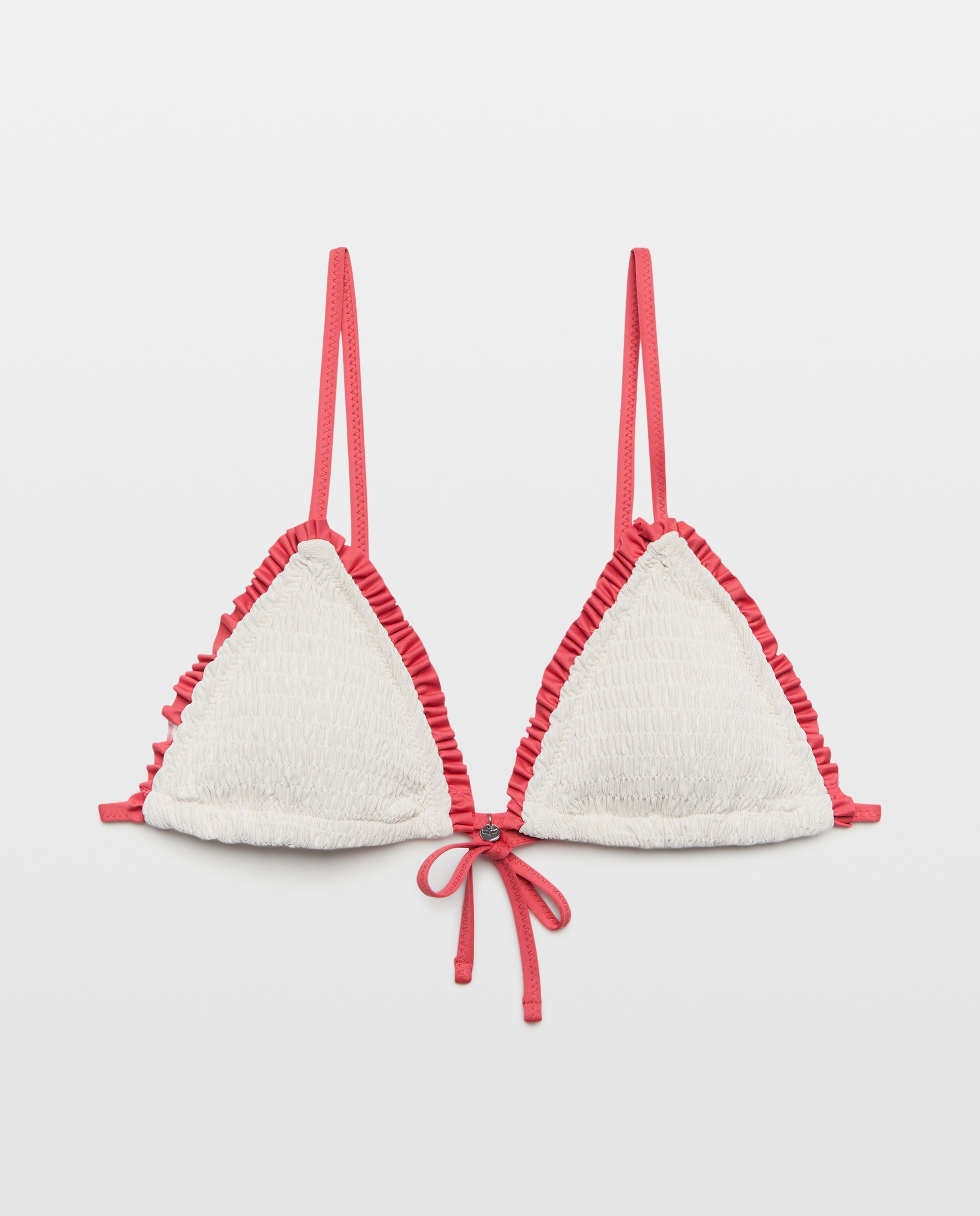 Imagem 0 de Top de Biquíni Smock Metalizado com Folho