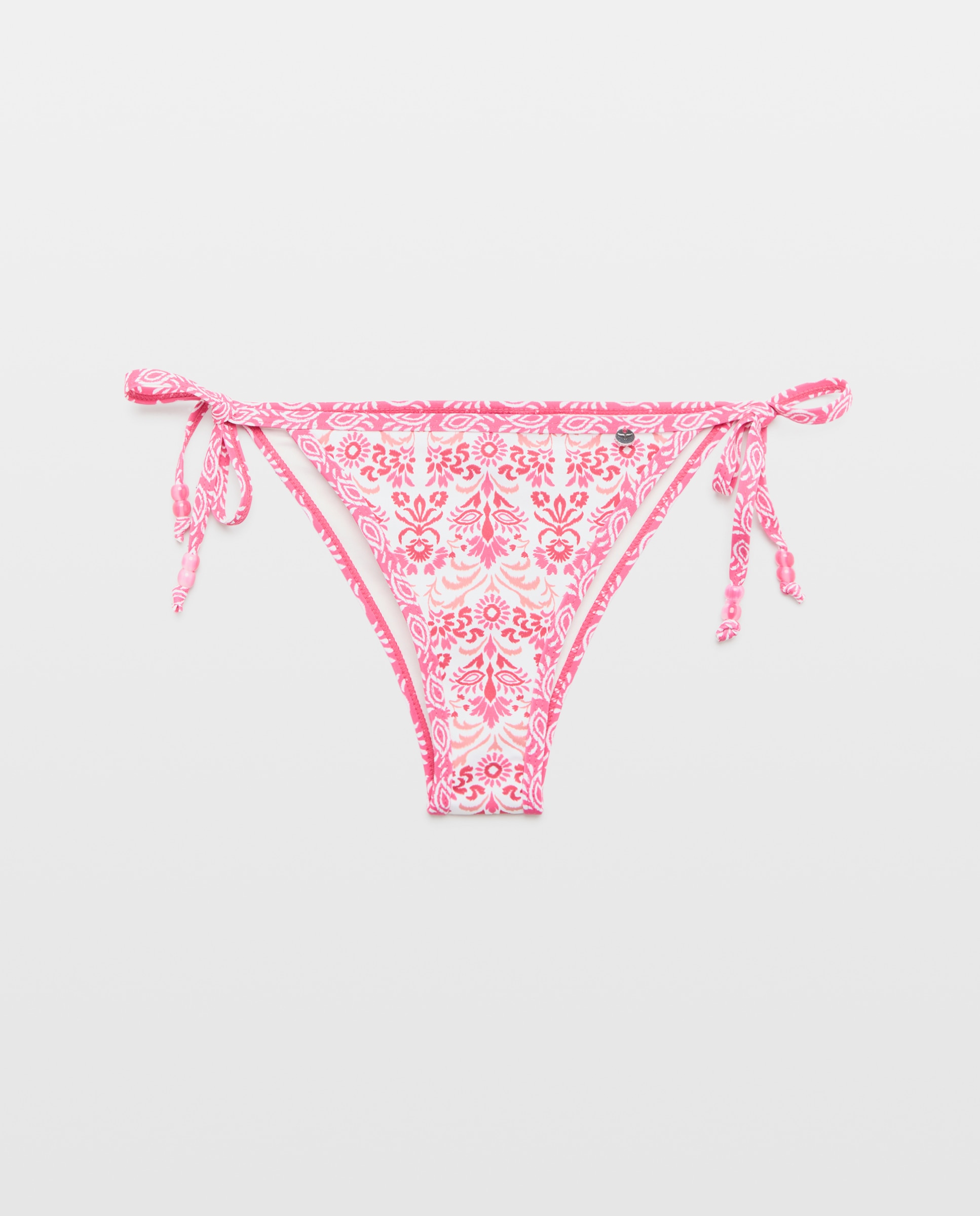 Tanga com Estampado Floral 200 Rosa-4