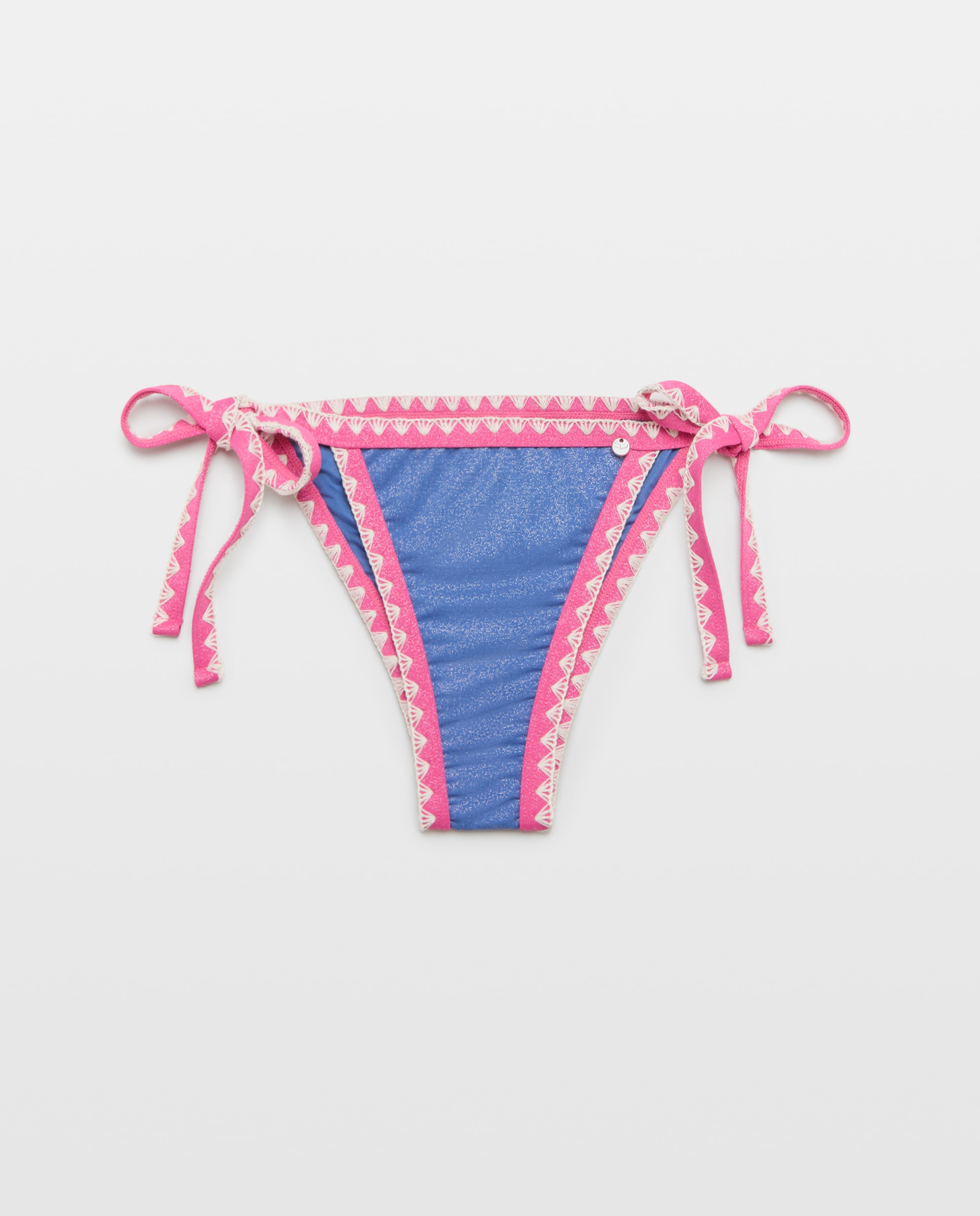 Tanga de Festão e Metalizado 400 Azul-4