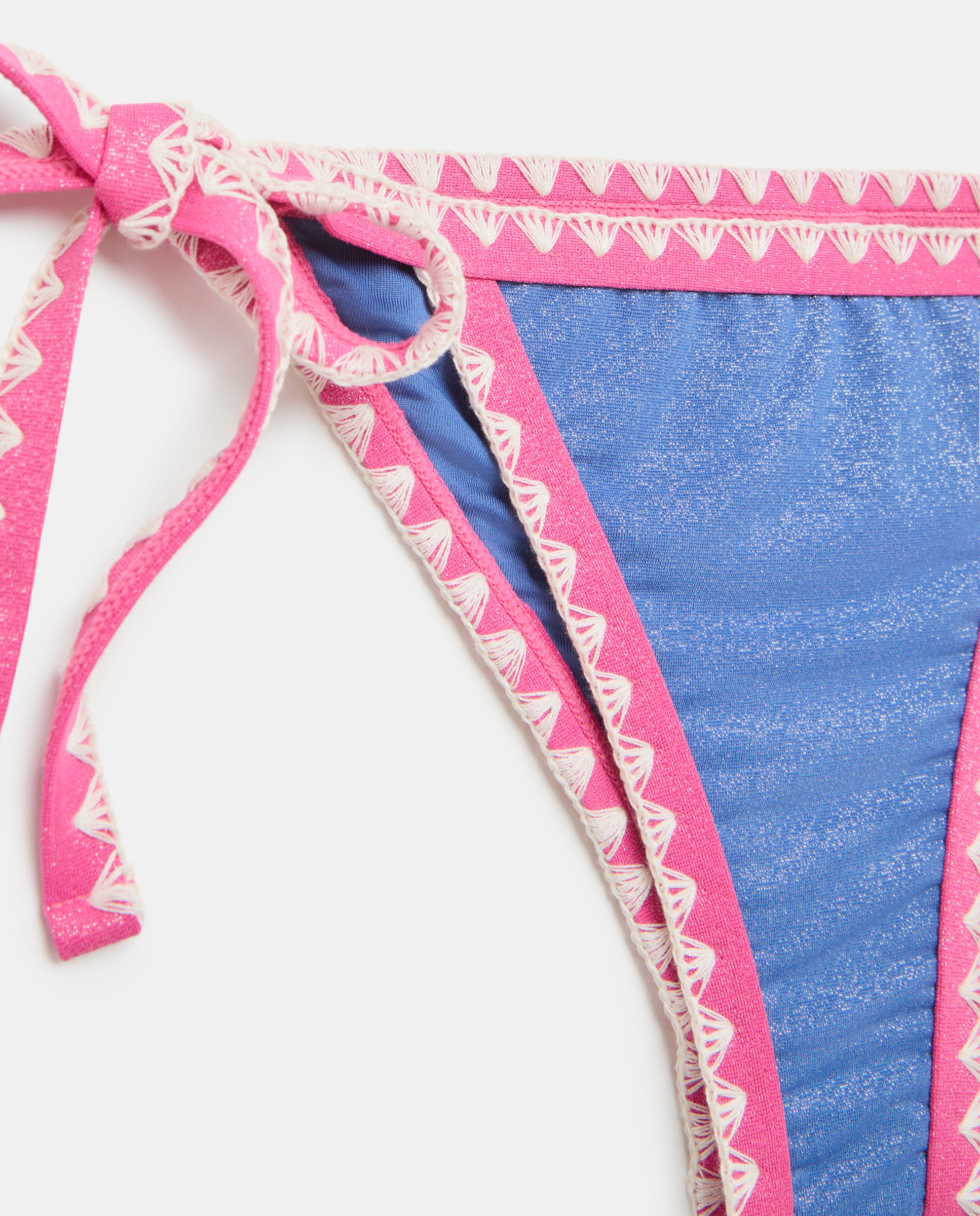 Tanga de Festão e Metalizado 400 Azul-5