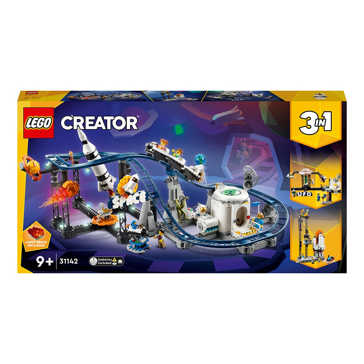 Juguete de construcción Montaña Rusa Espacial Parque de
