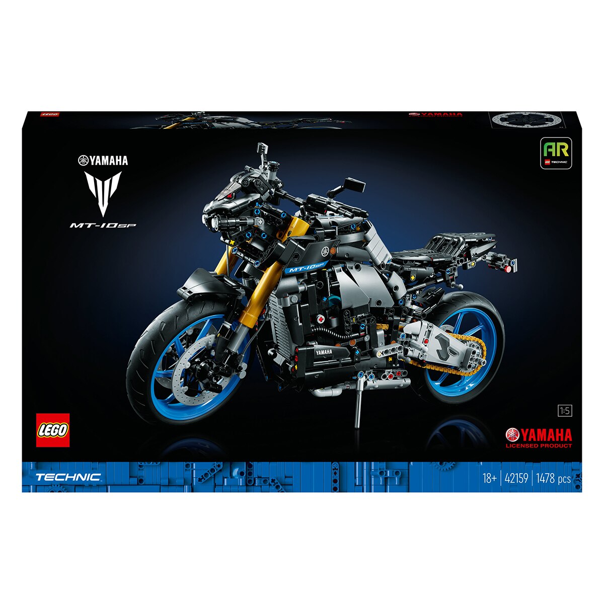 LEGO – Vehículo de construcción Moto Yamaha MT-10 SP LEGO Technic (Reacondicionado Grado A).