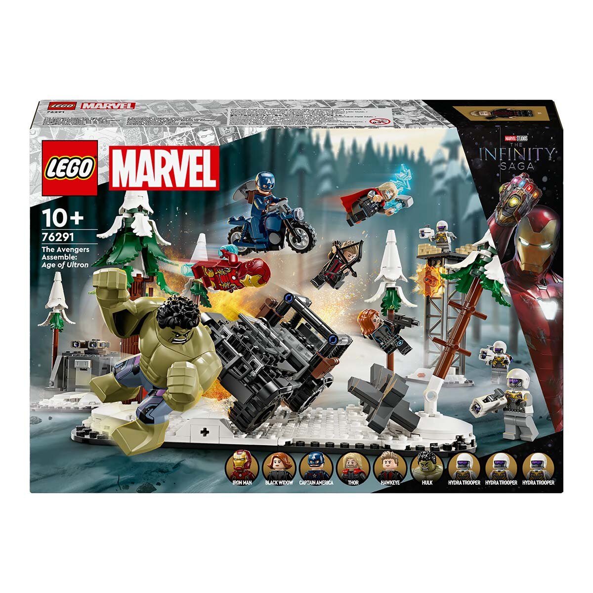 LEGO – Juego de construcción Vengadores Reunidos: Era de Ultrón LEGO Super Heroes Marvel – 76291 (Reacondicionado Grado A).