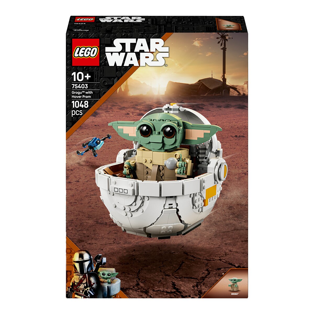 LEGO – Juego de construcción Grogu™ con Aerocuna LEGO Star Wars – 75403 (Reacondicionado Grado A).