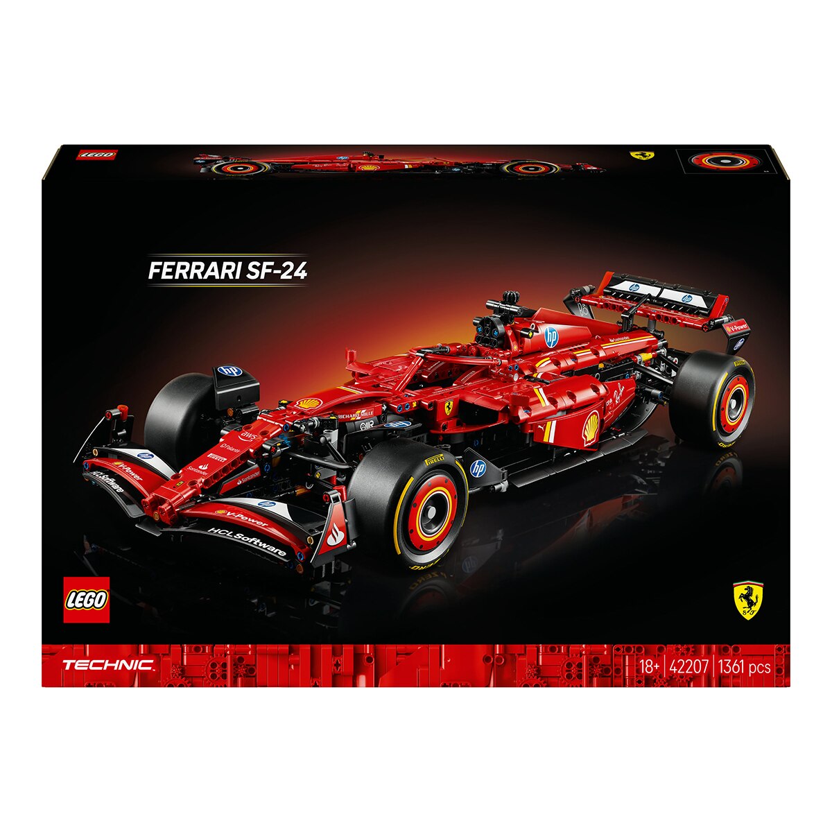 Imagen 0 de Juego de construcción Coche Ferrari SF-24 F1 LEGO Technic - 42207 (Reacondicionado Grado A)