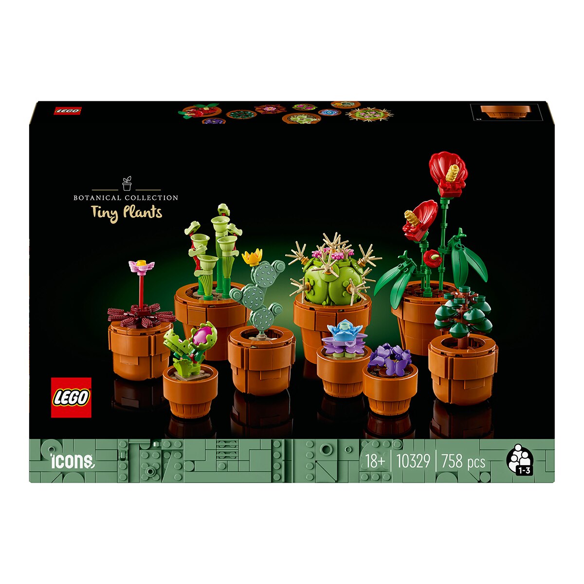 Juguete de construcción Plantas diminutas LEGO Icons - 10329