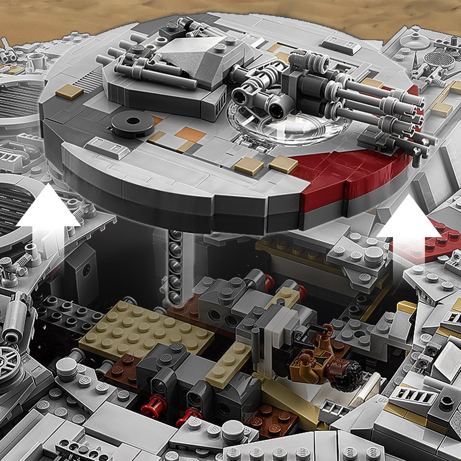 Modelo de Construcción Millennium Falcon Coleccionable LEGO Star Wars - 75192 (Reacondicionado Grado A) 7