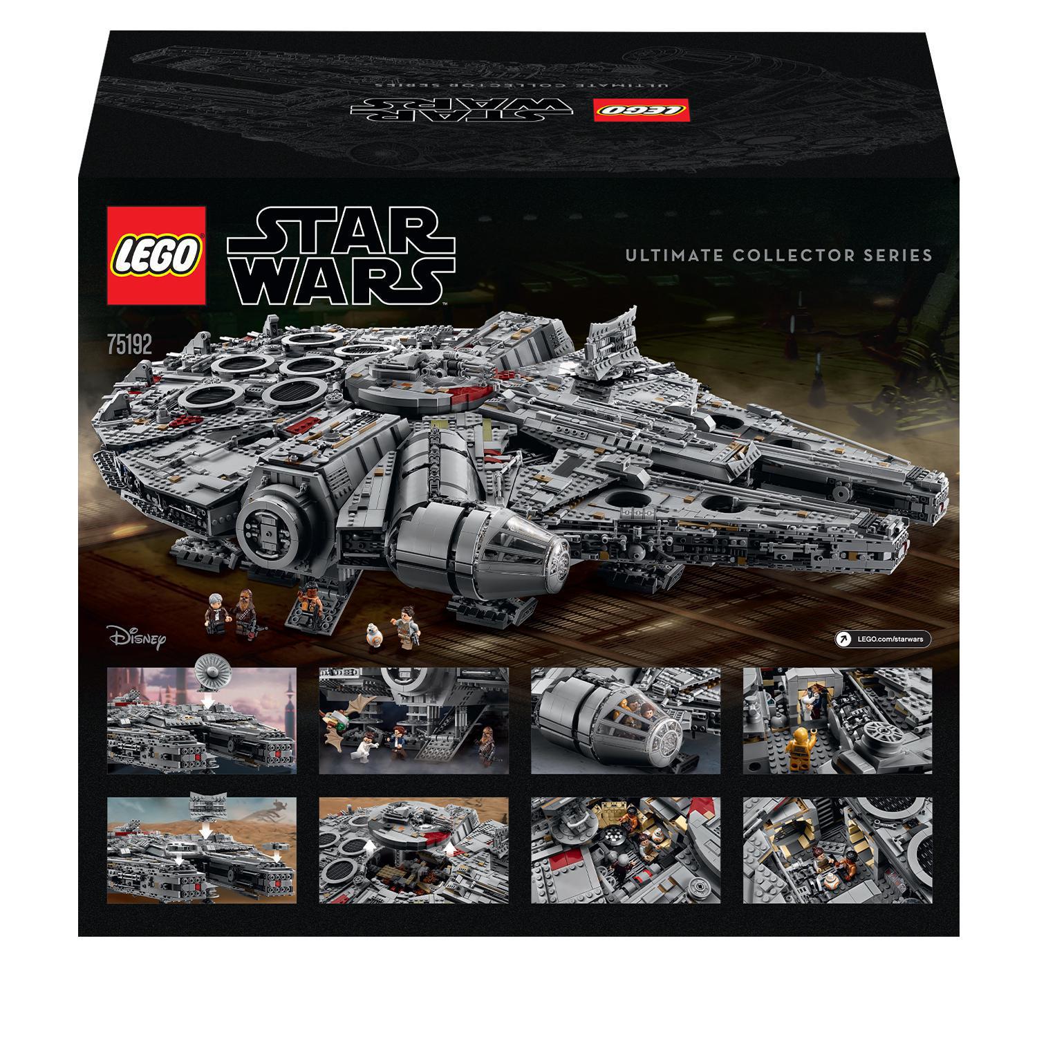 Modelo de Construcción Millennium Falcon Coleccionable LEGO Star Wars - 75192 (Reacondicionado Grado A) 9