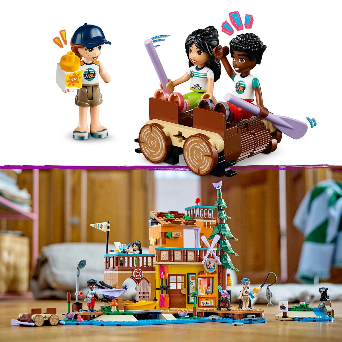 Juguete de construcción Campamento de Aventura: Deportes Acuáticos LEGO Friends - 42626 (Reacondicionado Grado B) 7