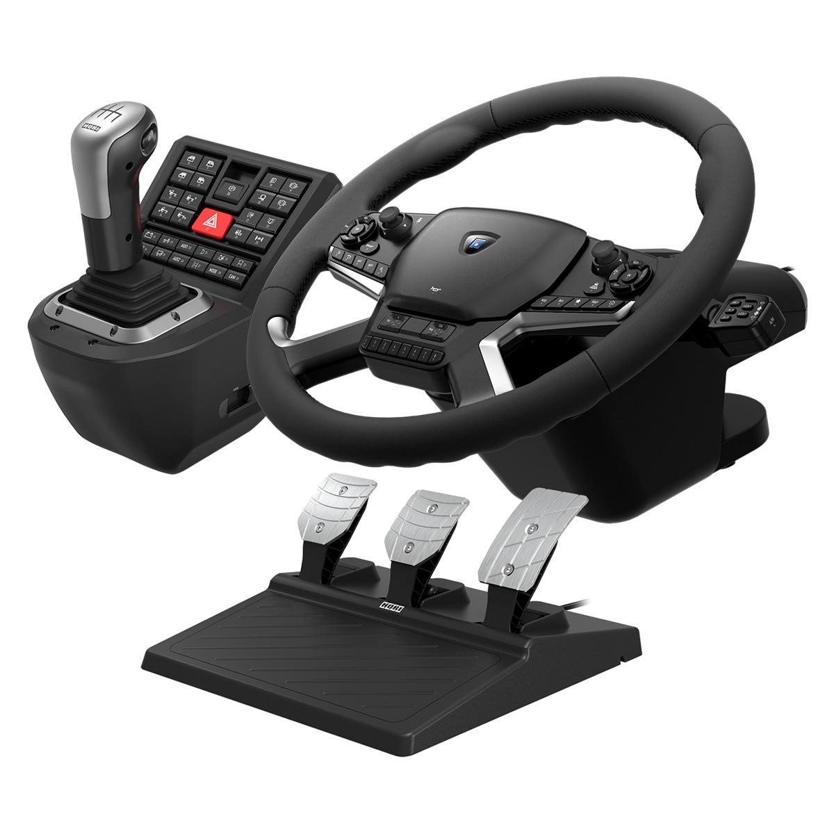 Imagem 0 de Controlador de Jogo Hori Force Feedback Truck Control System , Preto