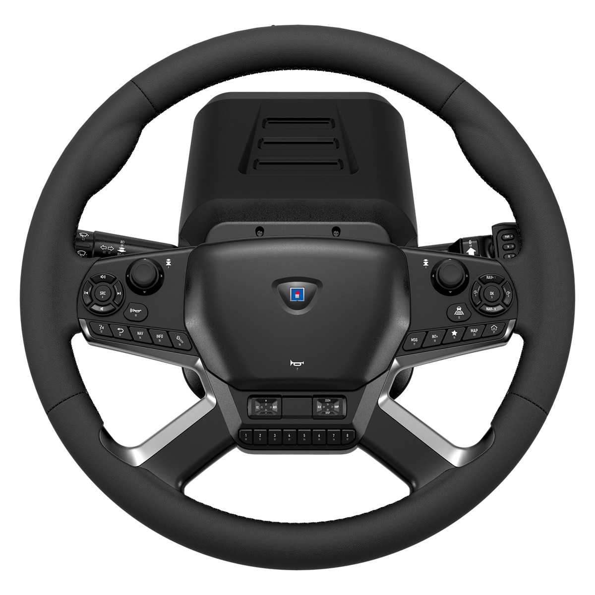 Controlador de Jogo Hori Force Feedback Truck Control System , Preto 3