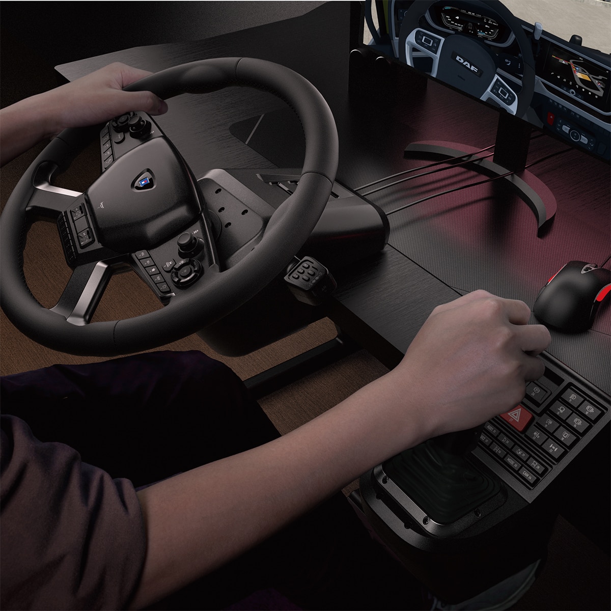Controlador de Jogo Hori Force Feedback Truck Control System , Preto 14