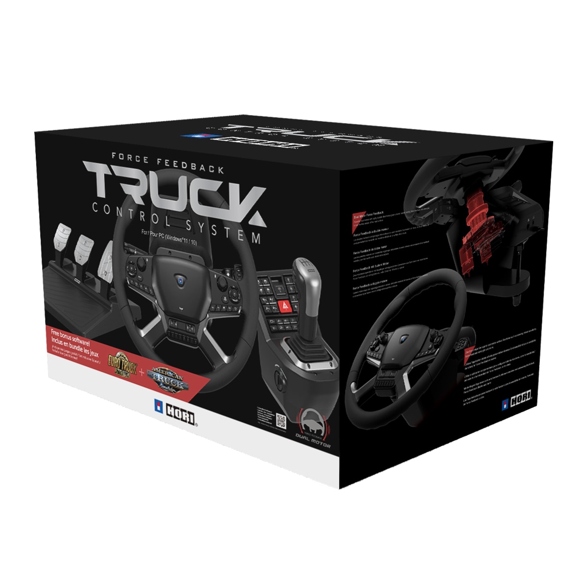 Controlador de Jogo Hori Force Feedback Truck Control System , Preto 15