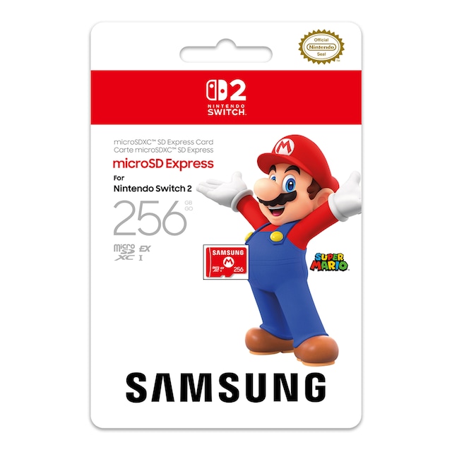 Tarjeta de memoria Micro SD Samsung Express para Nintendo Switch 2 256 GB