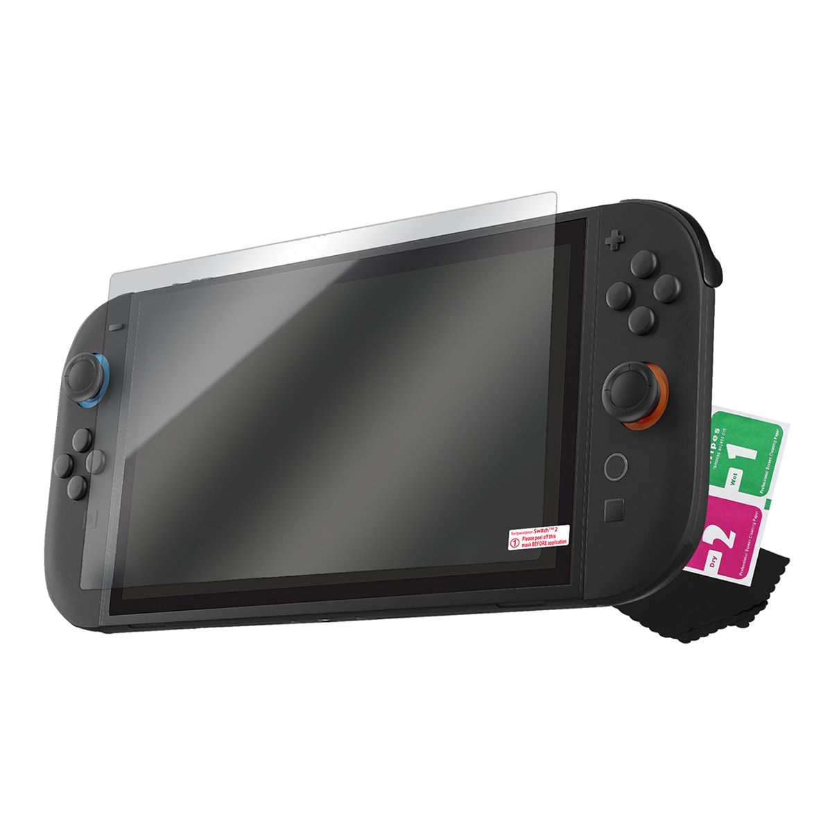 Protector de pantalla Blackfire de cristal templado 9H para Nintendo Switch 2 2