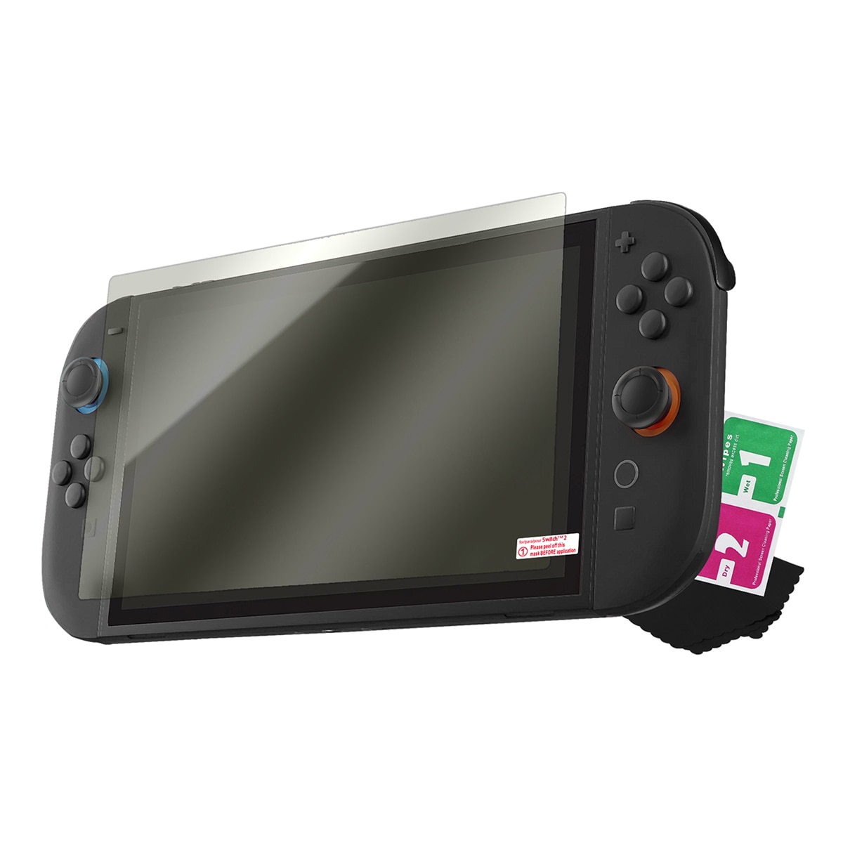 Protector de pantalla Blackfire de cristal templado 9H con filtro anti blue light para Nintendo Switch 2 2