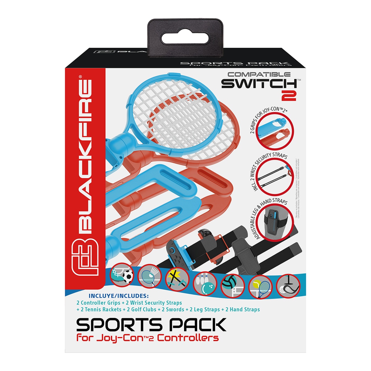 Sport Pack 14 en 1 Blackfire para Nintendo Switch 2 7