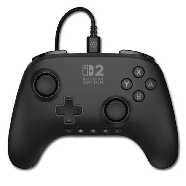 Imagen 0 de Mando con cable avanzado Power A negro para Nintendo Switch 2