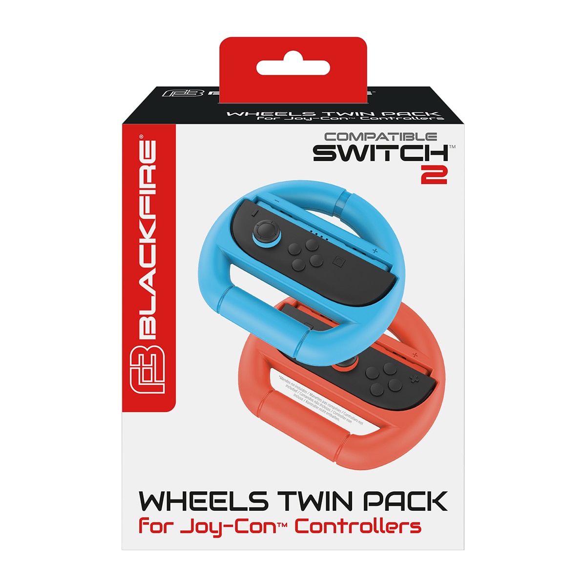 Pack de 2 volantes racing Blackfire para mandos Joy-Con 2 5