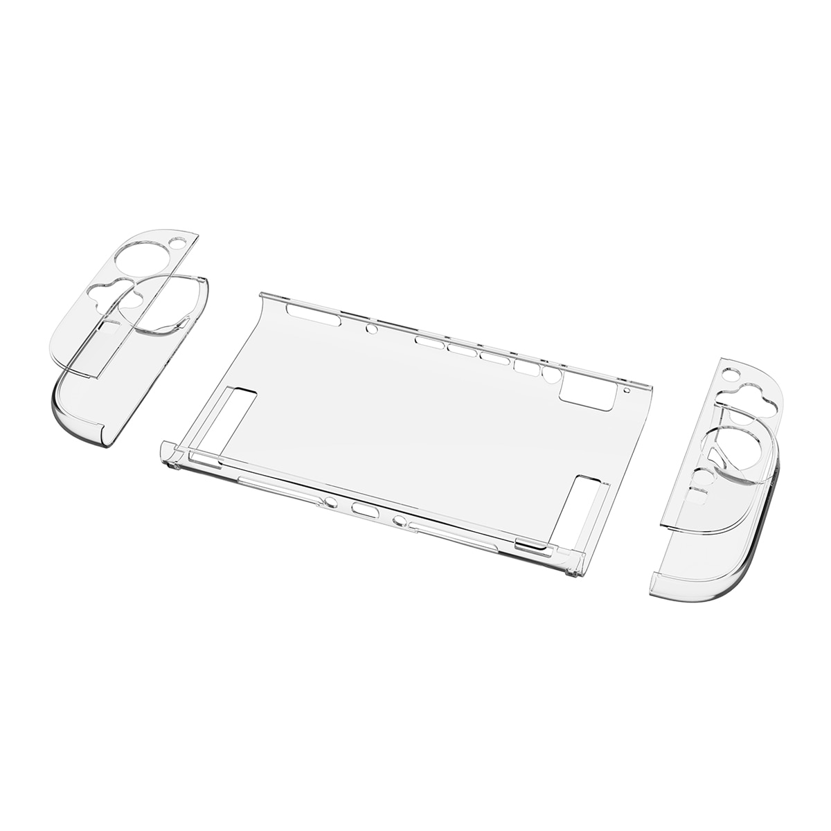 Imagen 0 de Carcasa rígida Crystal Transparente 3 piezas Blackfire para Nintendo Switch 2