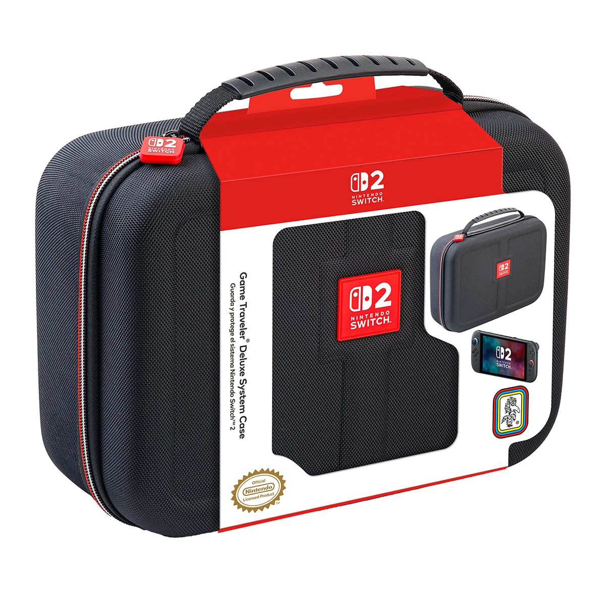 Maletín de transporte NS262 Licencia oficial para Nintendo Switch 2 4