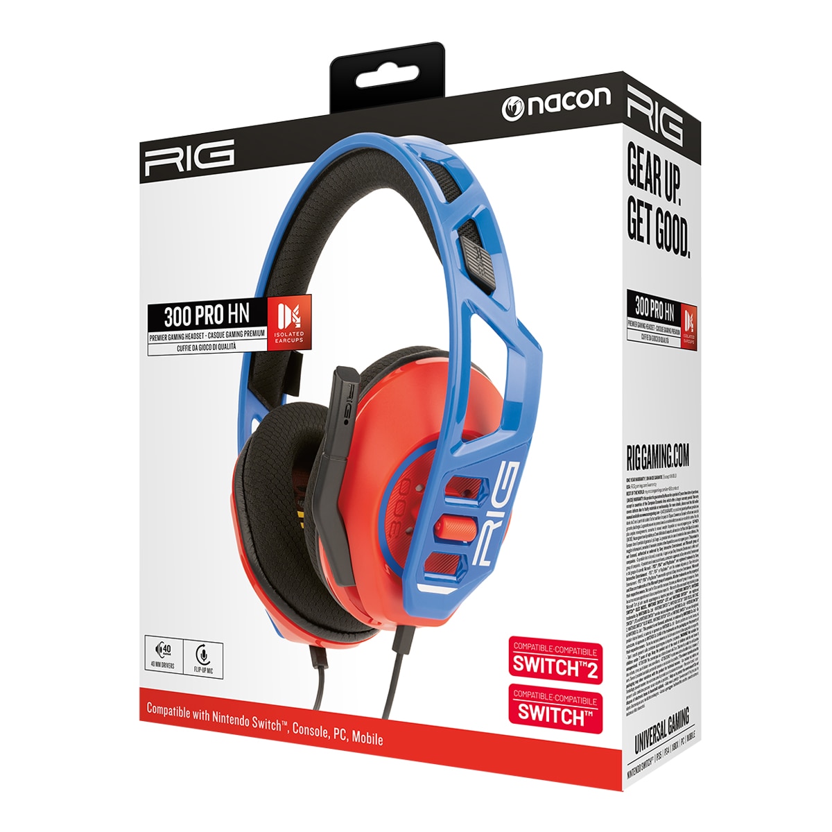 Auriculares gaming RIG 300 Pro HN para Nintendo Swtich 2