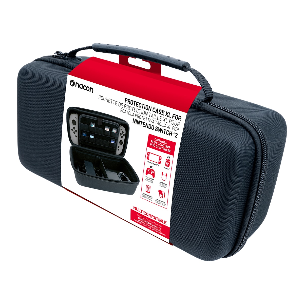 Funda Storage Negra para Nintendo Switch 2 4