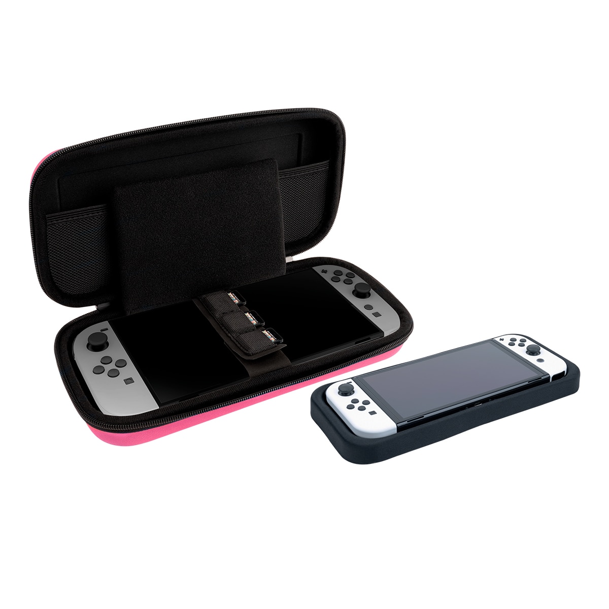 Funda Pouch L rosa para Nintendo Switch 2 3