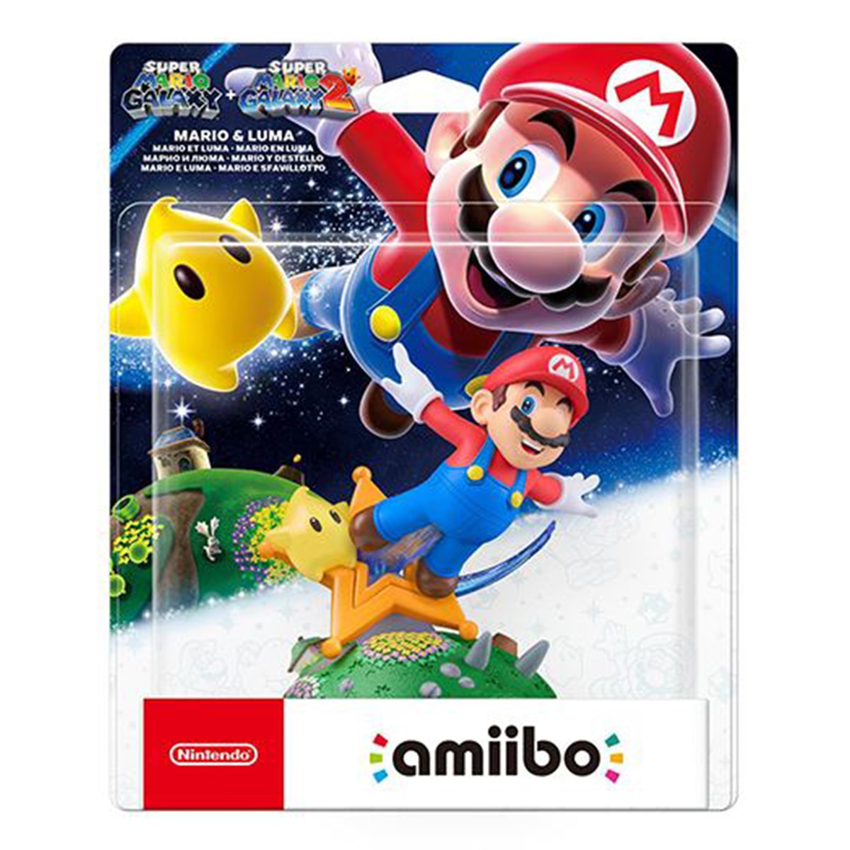 Figura amiibo Super Mario Galaxy + Super Mario Galaxy 2 Mario & Luma 2