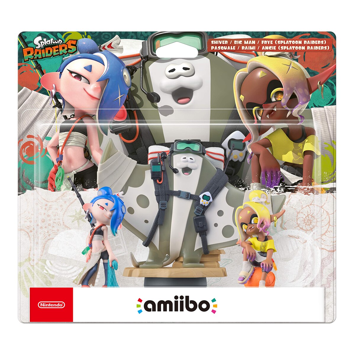 Imagen 0 de Amiibo Splatoon Raiders Big man, Shiver y Fyre