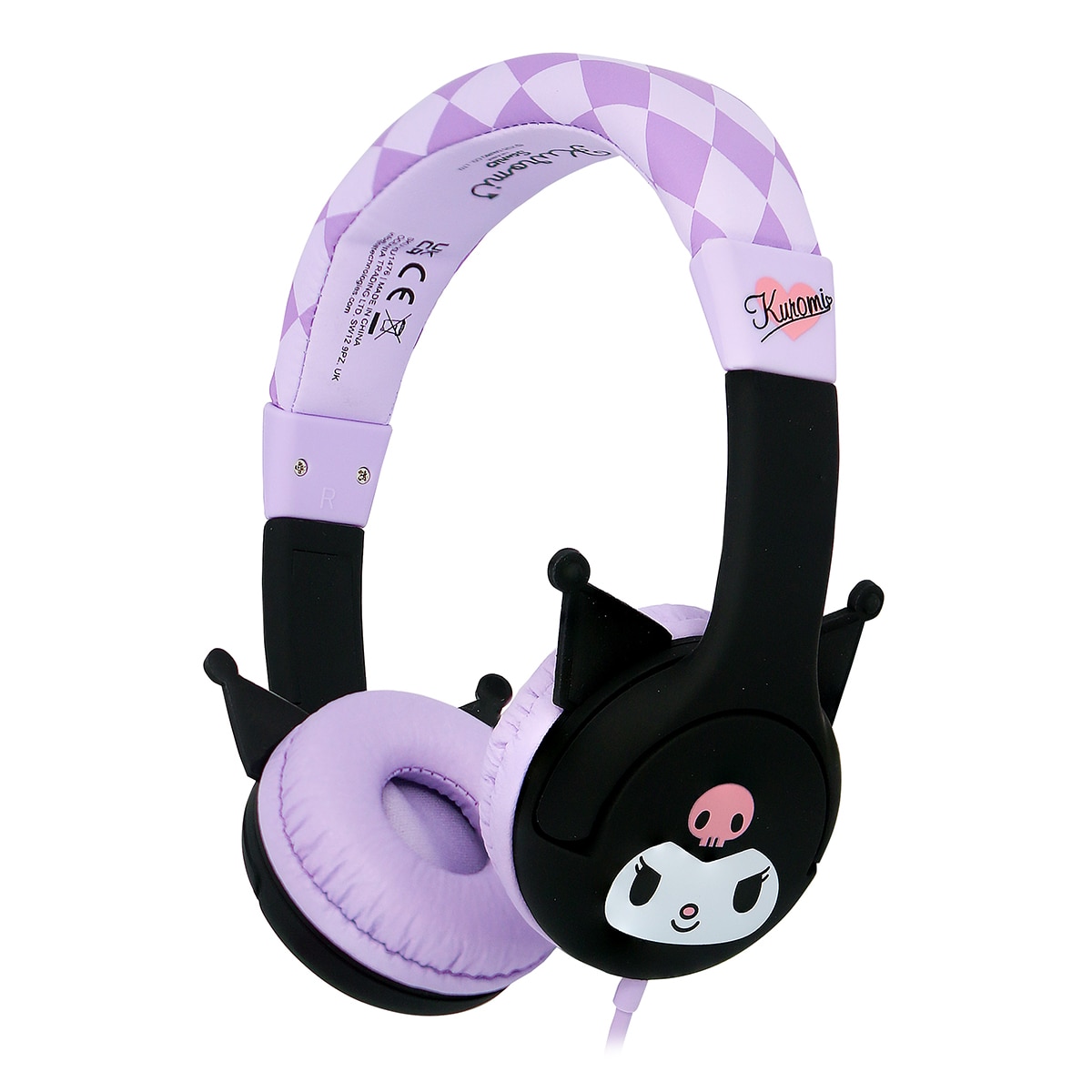 Imagen 0 de Auriculares infantiles con cable Kuromi multiplataforma
