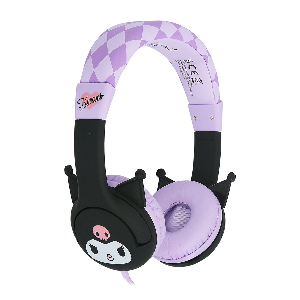 Auriculares infantiles con cable Kuromi multiplataforma 3