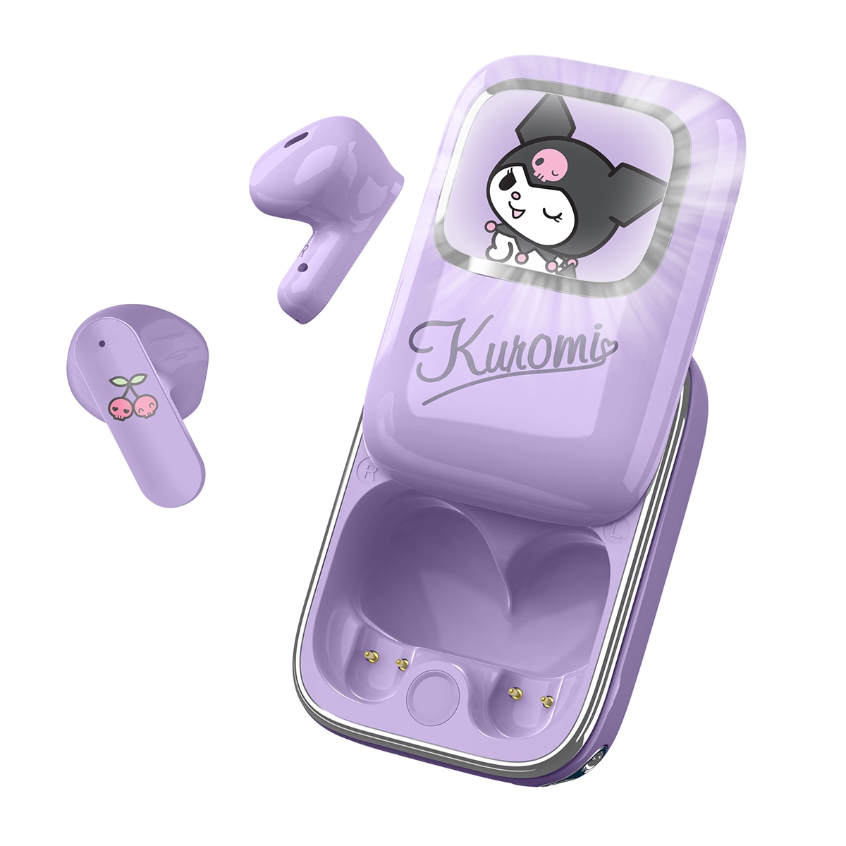 Imagen 0 de Auriculares True Wireless OTL LED Kuromi multiplataforma