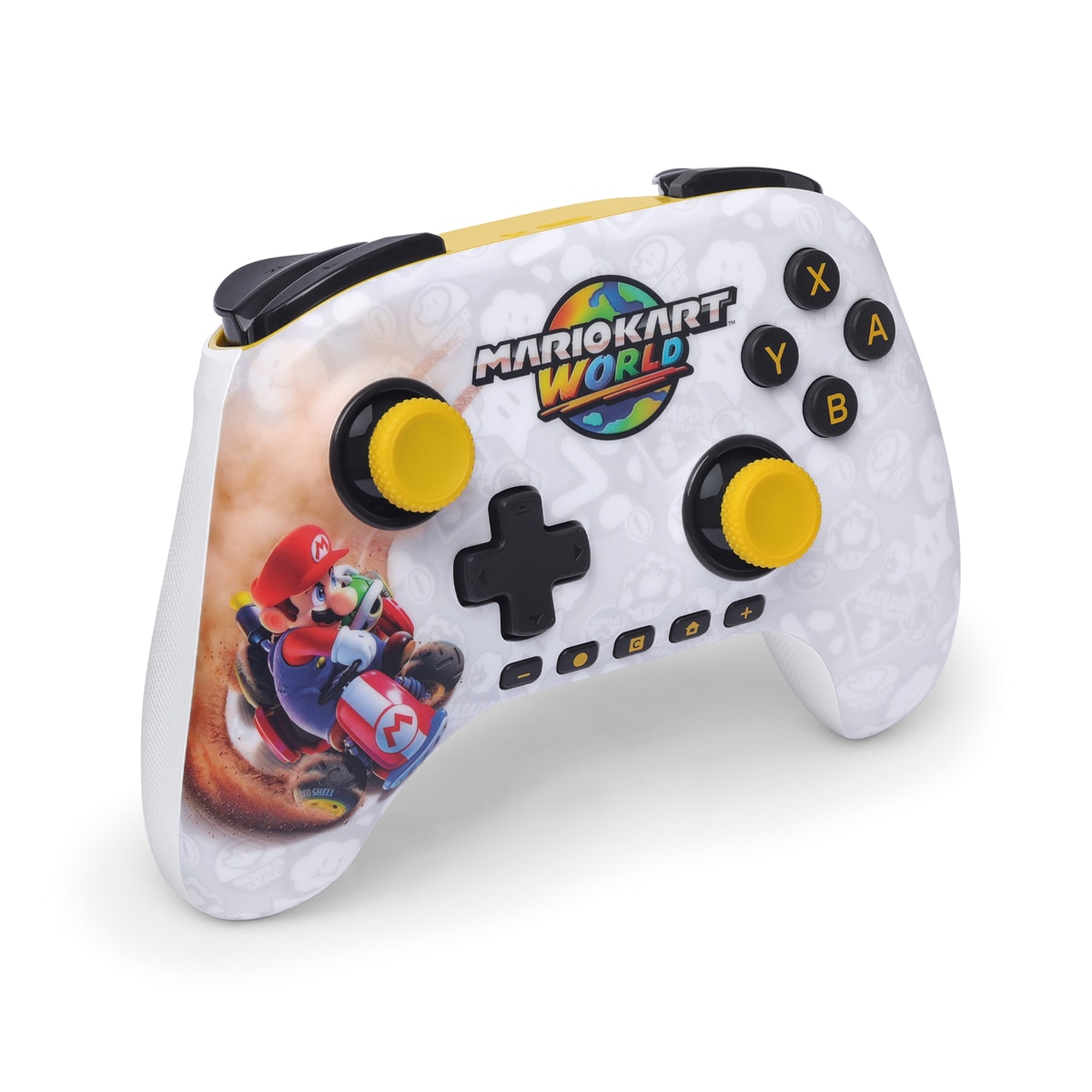 Mando inalámbrico Power A Mario Kart World para Nintendo Switch 2 Blanco-2