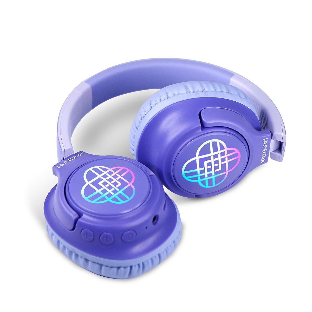 Auriculares de diadema bluetooth con luz LED KPOP Demon Hunters 2