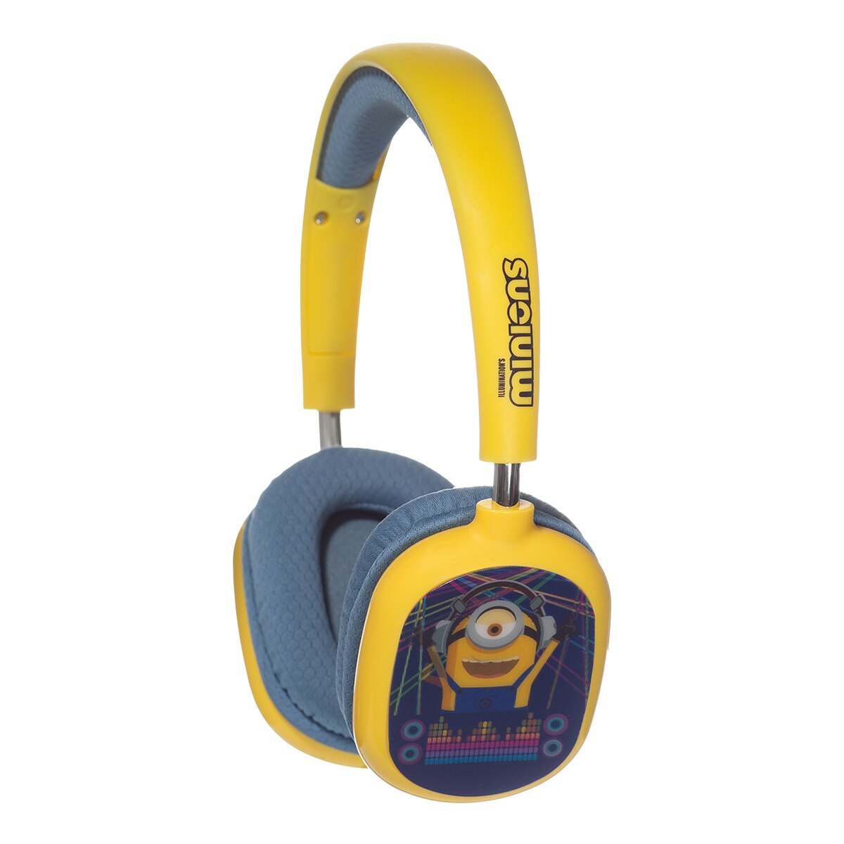 Pack Minions de Auriculares Bluetooth y Funda Protectora Lazerbuilt para Switch 2 Azul / Amarillo-3