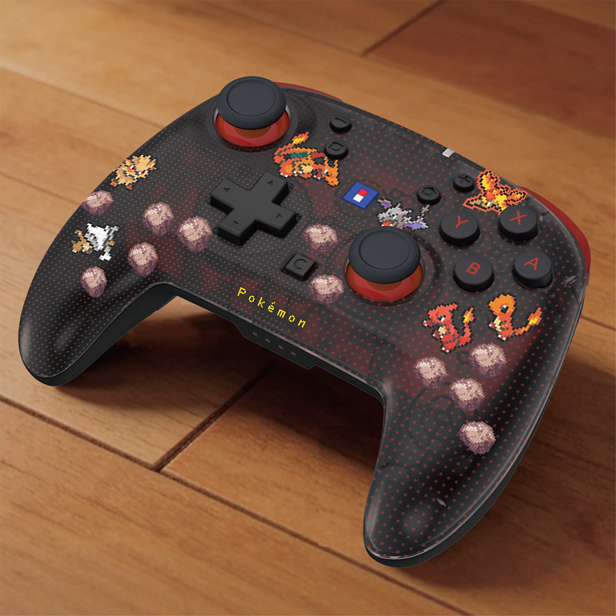 Mando inalámbrico HORIPAD Turbo Pokémon Píxel Rojo para Nintendo Switch 2 5