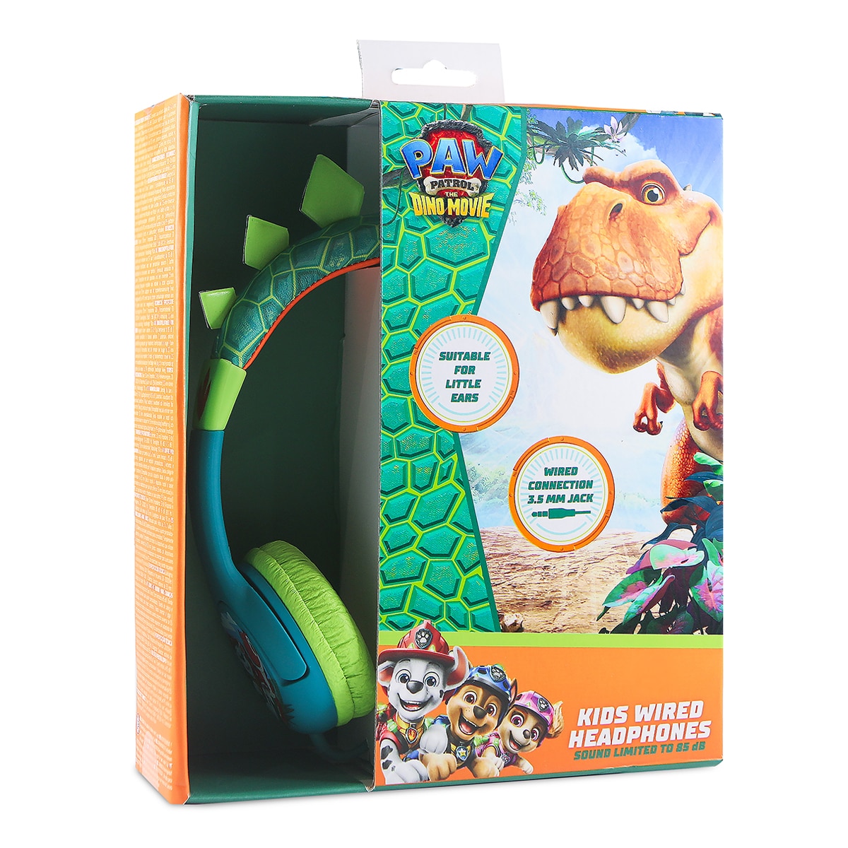 Auriculares infantiles con cable OTL Patrulla Canina La Dino Película - Verde Verde-8