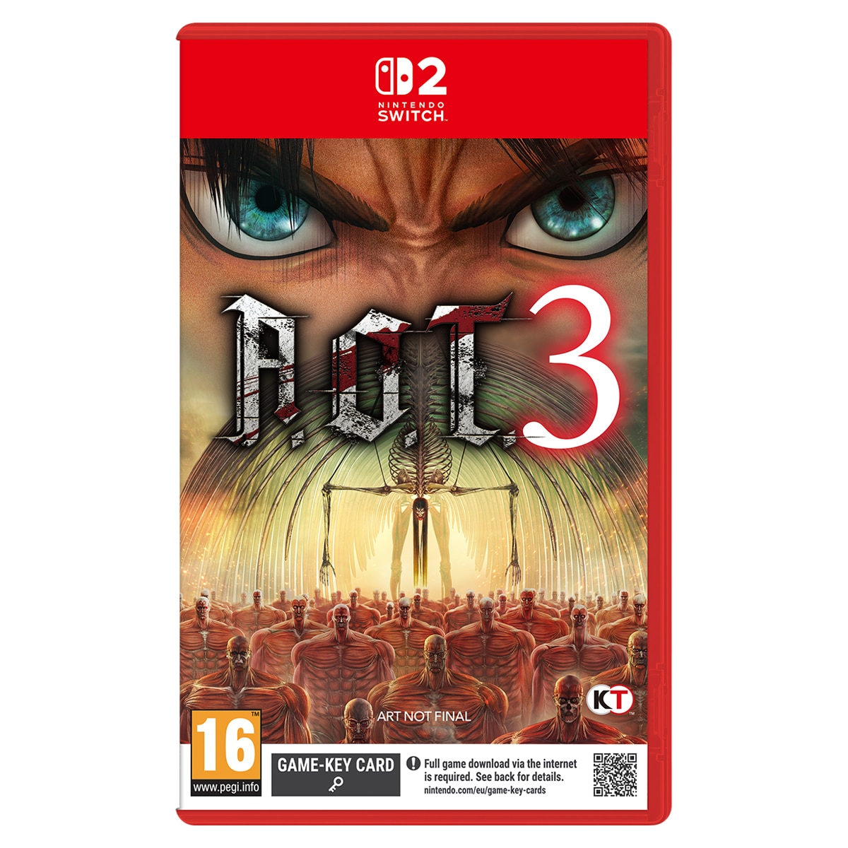 Attack on Titan 3 Launched Edition Nintendo Switch 2.
