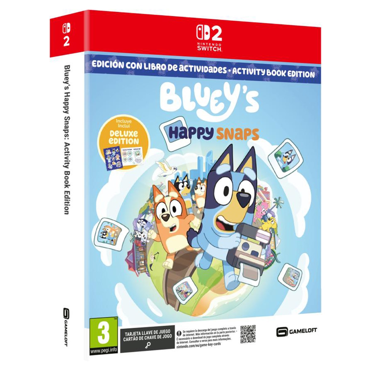 Bluey´s Happy Snaps Edición Libro de Actividades Nintendo Switch 2 1