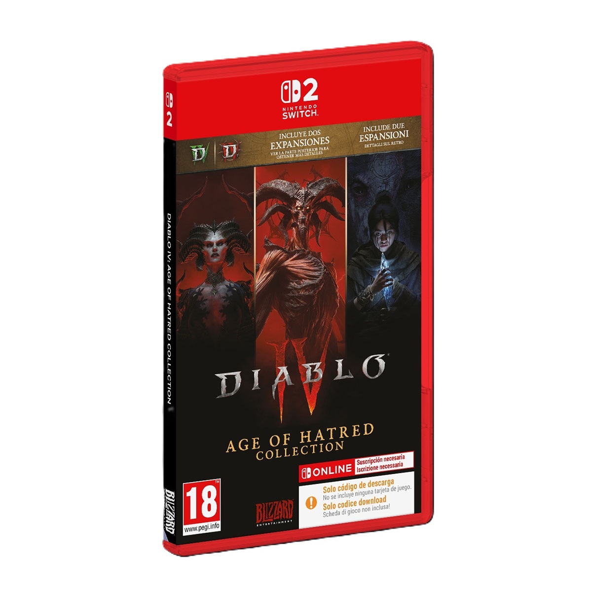 Imagen 0 de Diablo IV: Age of Hatred Collection Nintendo Switch 2 (CIAB)