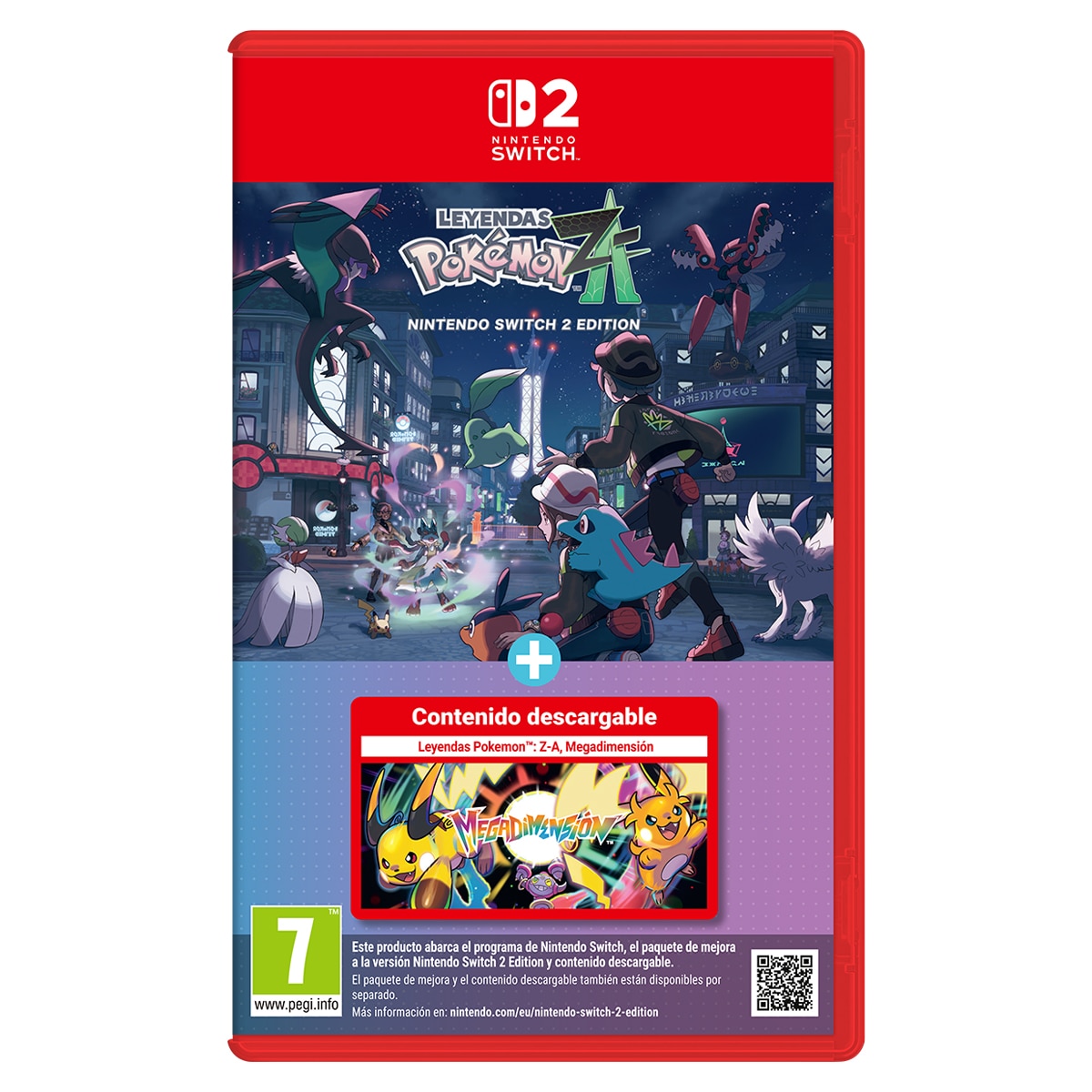 Pokemon ZA Nintendo Switch 2 + Mega Dimension.