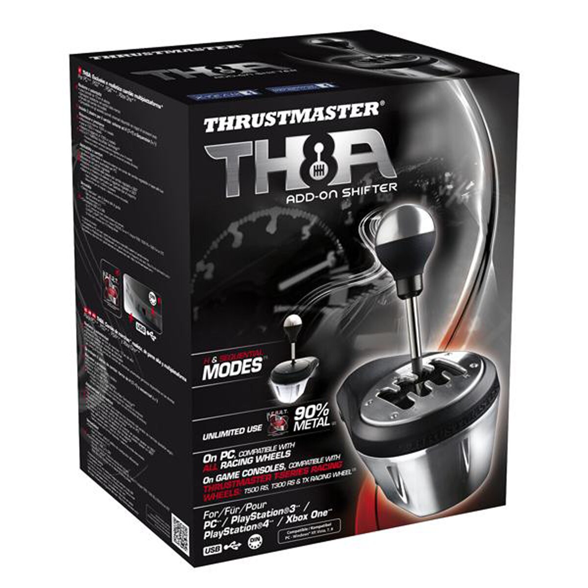 Manipulo de velocidades ThrustMaster TH8A Shifter - PS4 4