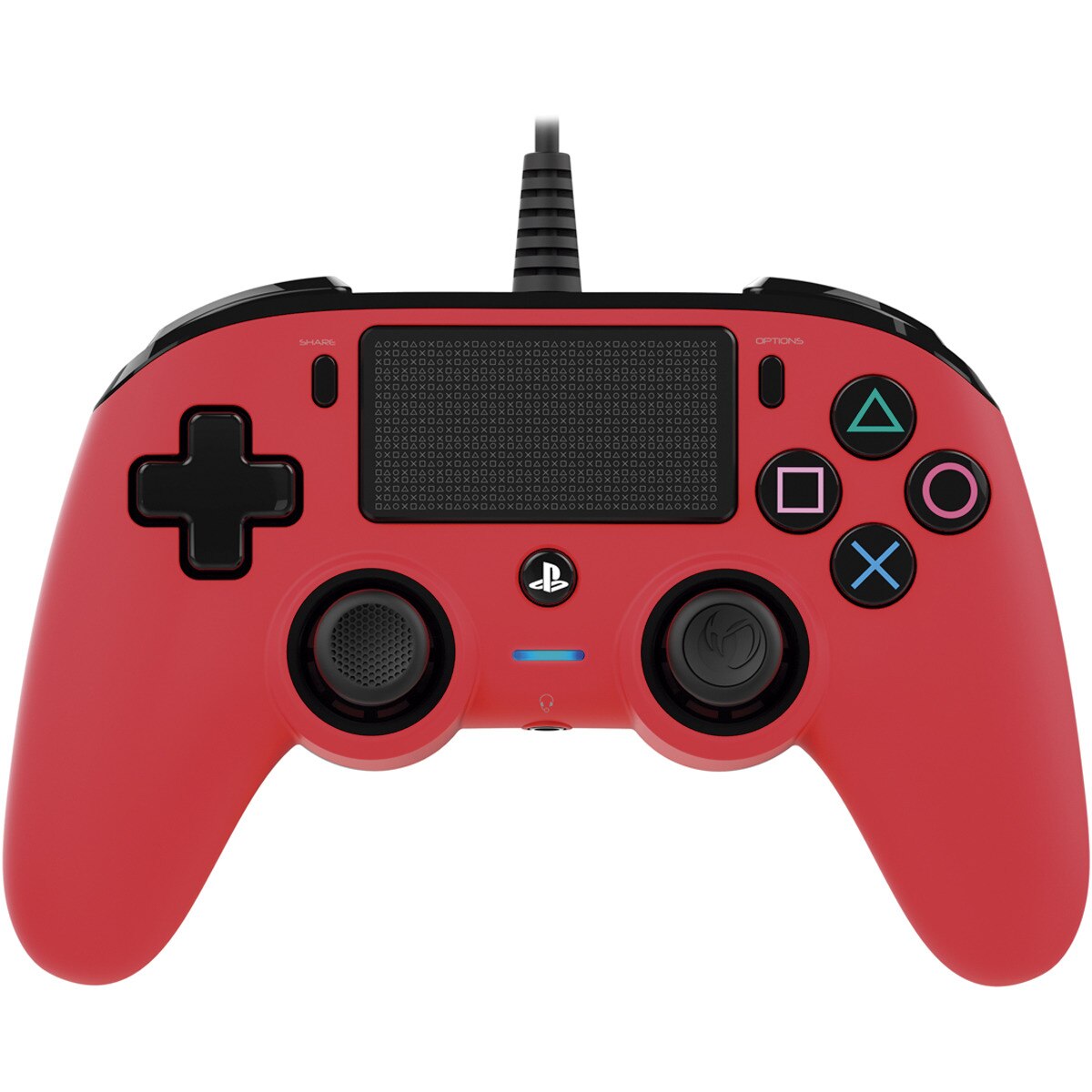 Comando Wired Compact Controller PlayStation 4 - Vermelho 1