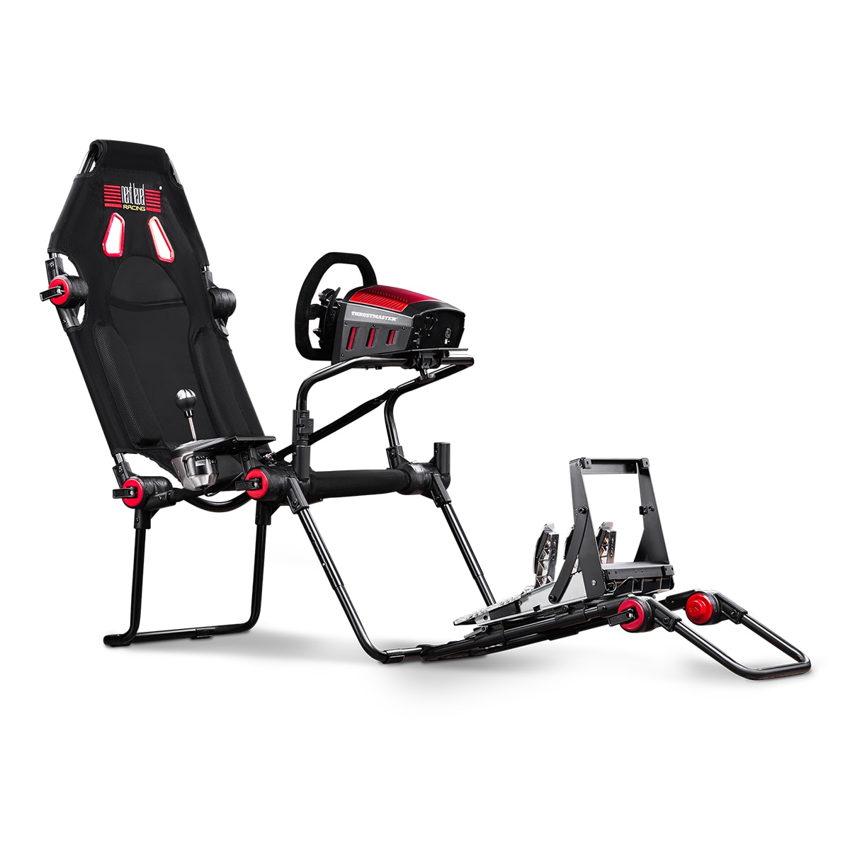 Cadeira Gaming Next Level Racing F-GT Lite Simulator Cockpit Preto / Vermelho-4