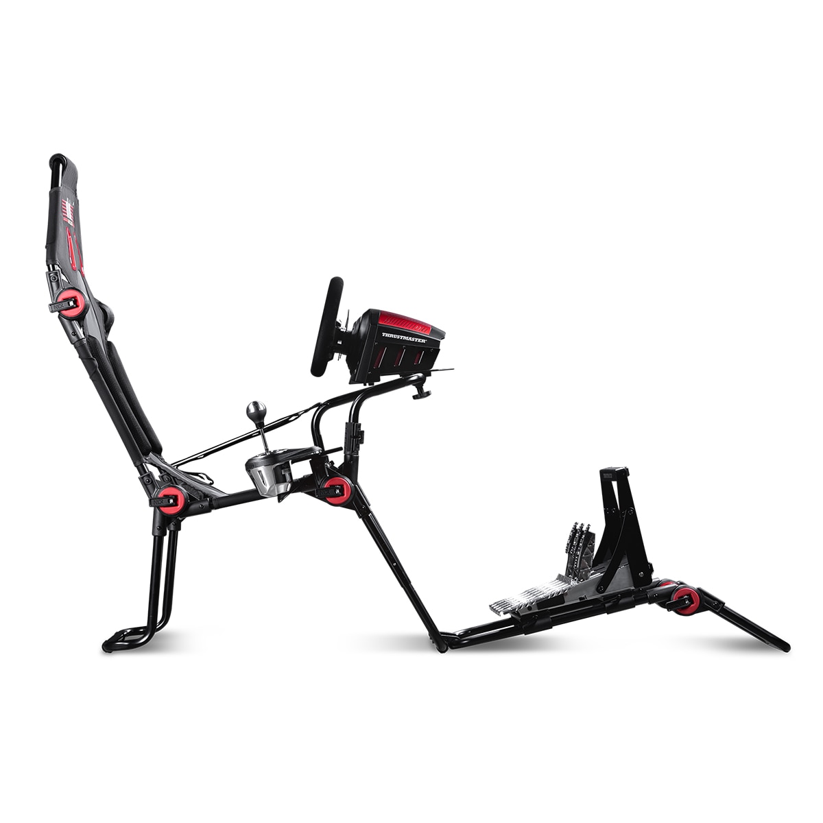 Cadeira Gaming Next Level Racing F-GT Lite Simulator Cockpit Preto / Vermelho-5