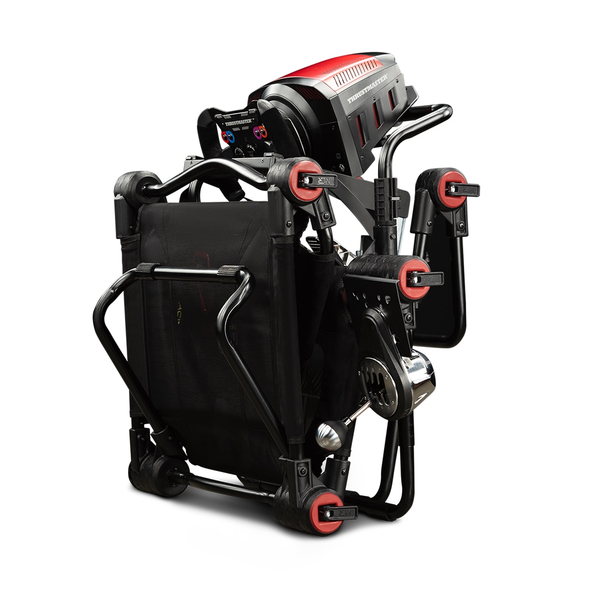 Cadeira Gaming Next Level Racing F-GT Lite Simulator Cockpit Preto / Vermelho-9