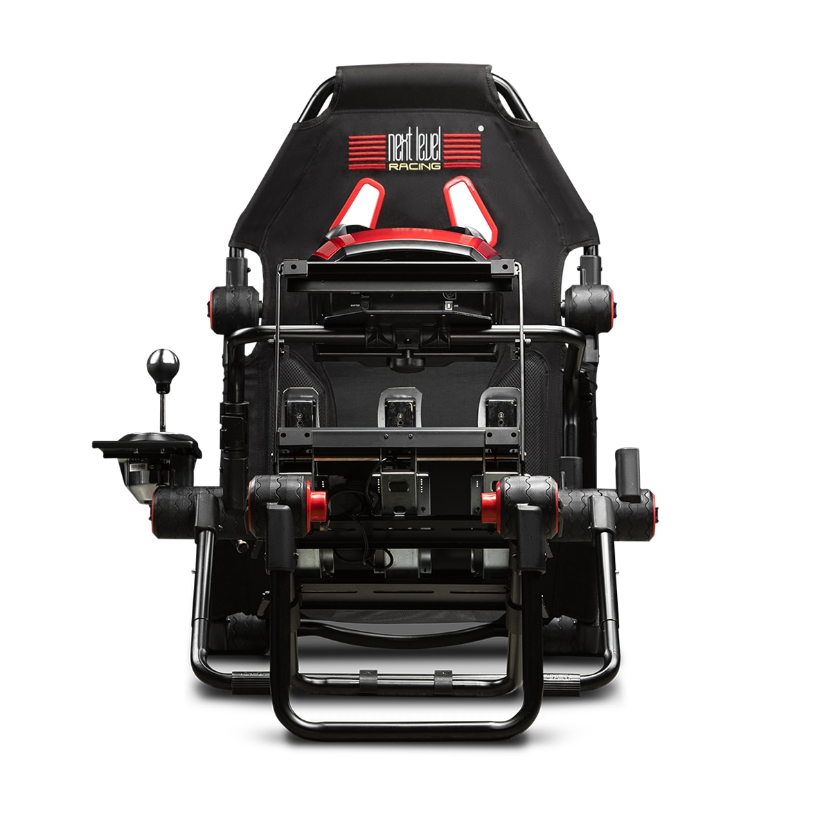 Cadeira Gaming Next Level Racing F-GT Lite Simulator Cockpit Preto / Vermelho-10