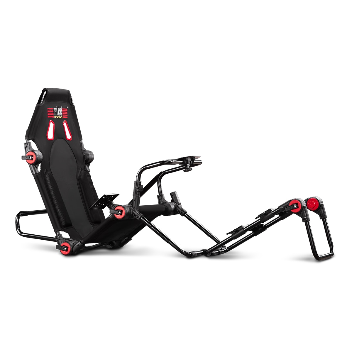Cadeira Gaming Next Level Racing F-GT Lite Simulator Cockpit Preto / Vermelho-12
