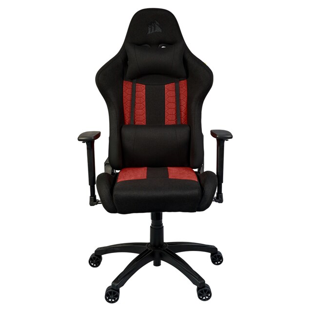 Silla Gaming TC100 Relaxed Fabric Charcoal/Rojo Corsair